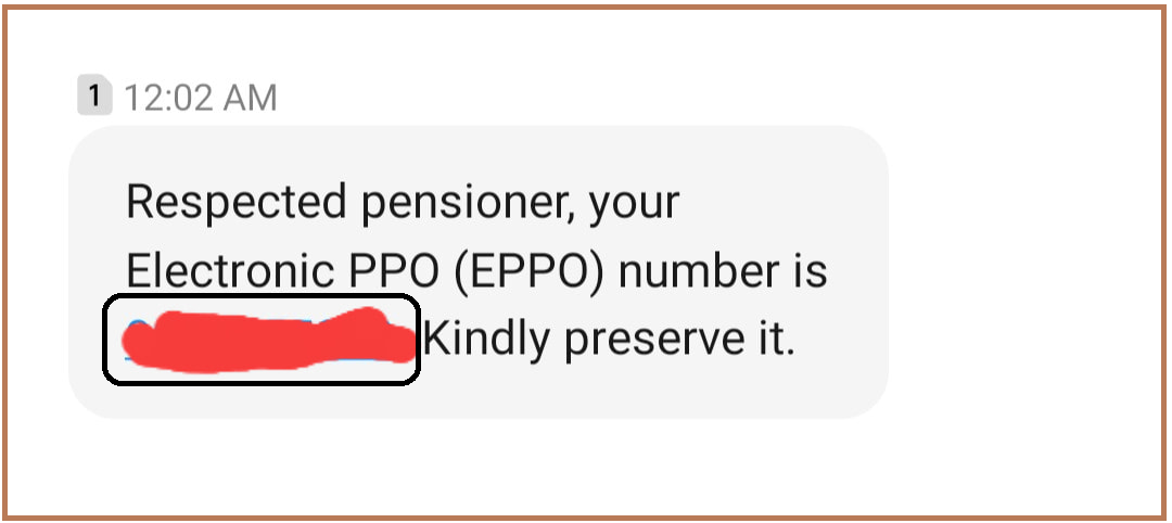 Save or Note your EPPO Number