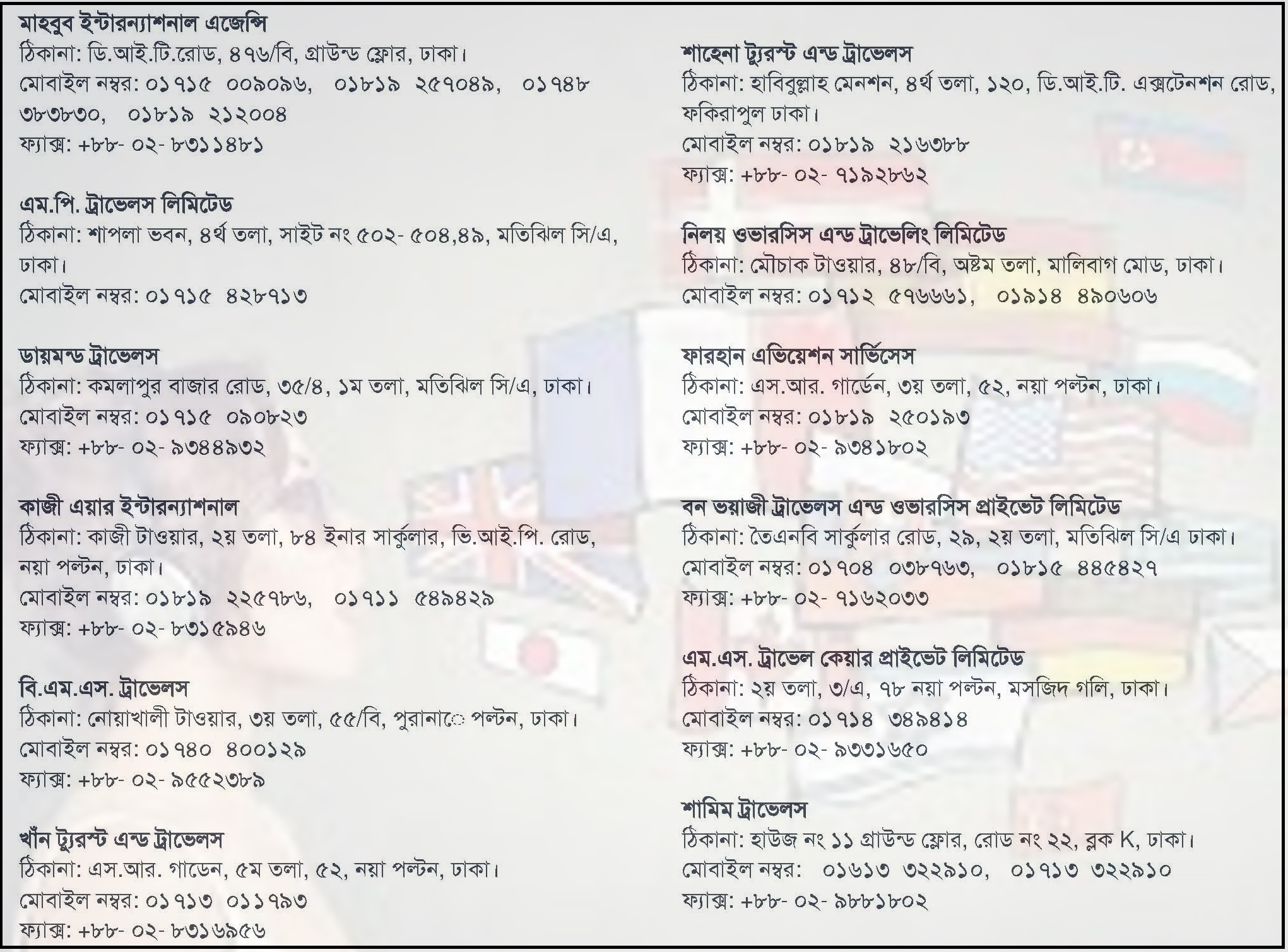 BMET Recruiting Agency List । বিদেশ যাওয়ার এজেন্সি গুলোর তালিকা ২০২৩