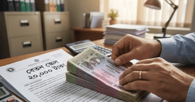 ৯ম পে-স্কেলে সর্বনিম্ন বেতন ২০ হাজার টাকা নির্ধারণের দাবি