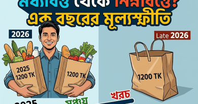 মধ্যবিত্তের সংজ্ঞায় বদল: ২০২৬ সালে আয়ের ভিত্তিতে নতুন শ্রেণিবিভাগে আপনার অবস্থান?