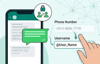 ফোন নম্বর ছাড়াই করা যাবে চ্যাট
