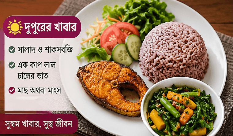 ডায়াবেটিস রোগীদের দৈনিক খাদ্যতালিকা