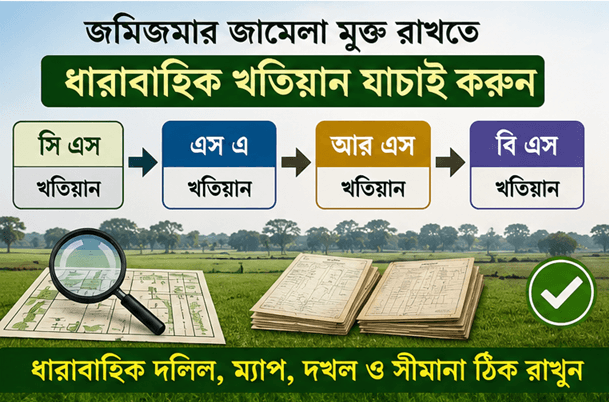 মালিকানা প্রমাণে এসএ খতিয়ানের গুরুত্ব