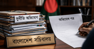 সরকারি কর্মকর্তাদের বিরুদ্ধে দুর্নীতি ও ক্ষমতার অপব্যবহারের অভিযোগ তদন্তের আবেদন