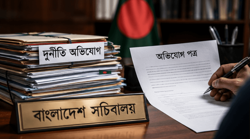 সরকারি কর্মকর্তাদের বিরুদ্ধে দুর্নীতি ও ক্ষমতার অপব্যবহারের অভিযোগ তদন্তের আবেদন
