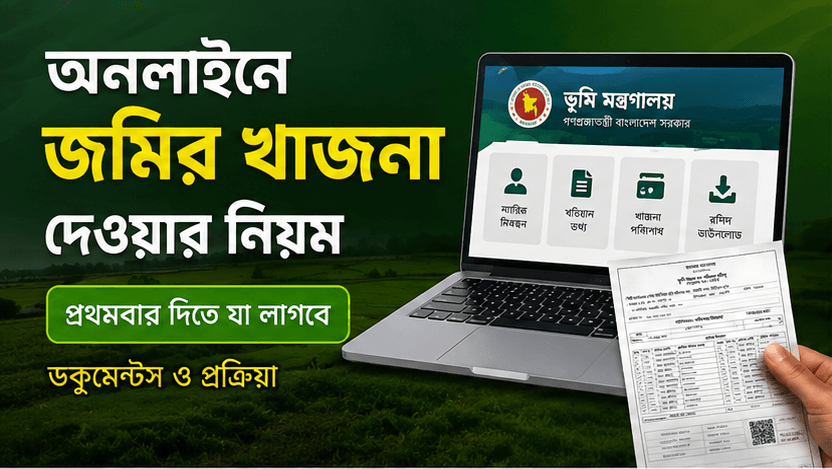 প্রথমবার অনলাইনে জমির খাজনা দিতে কী কী লাগবে