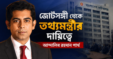 জোটসঙ্গী থেকে তথ্যমন্ত্রীর দায়িত্বে আন্দালিব রহমান পার্থ