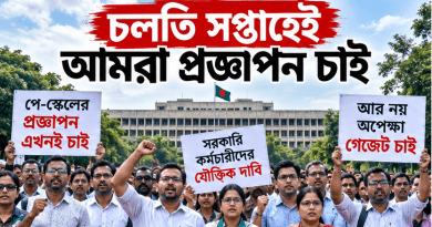 চলতি সপ্তাহেই প্রজ্ঞাপন চান সরকারি কর্মচারীরা