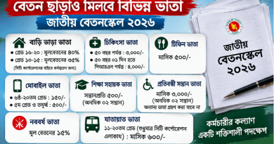 নতুন মূল বেতন ও ভাতার কাঠামোতে বড় পরিবর্তন, গ্রেডভেদে বাড়বে মোট প্রাপ্য