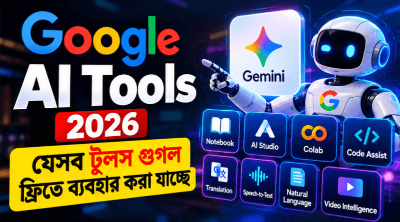 গুগলের যেসব AI টুল ফ্রিতে ব্যবহার করা যাচ্ছে